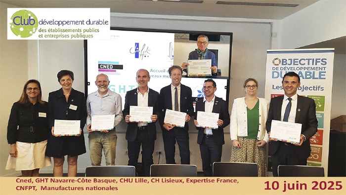 Les infos de DD : Le GHT Navarre Côte Basque nouveau membre du Club Développement Durable des établissements et entreprises publics