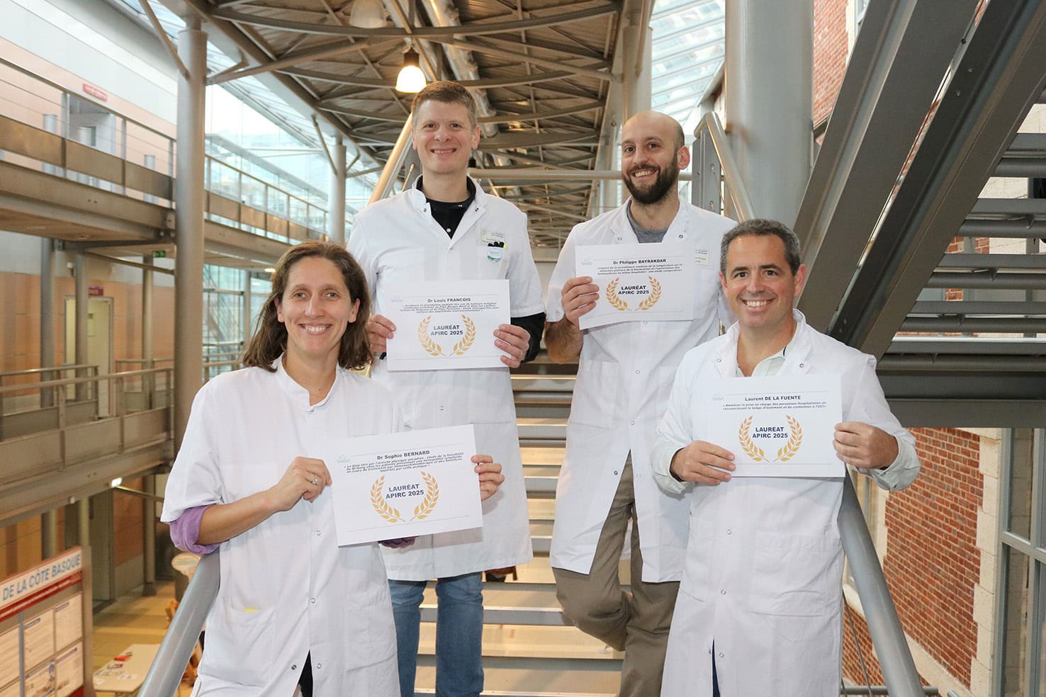 Félicitations aux 4 lauréats de l’Appel à Projet Interne de Recherche Clinique APIRC 2025 du GHT Navarre Côte Basque !