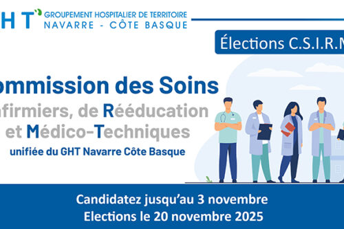 Candidatures et vote aux élections de la CSIRMT unifiée du GHT Navarre Côte Basque