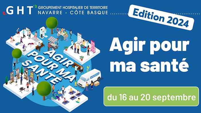 J-15 avant la Semaine « Agir pour ma santé » pour le personnel du GHT 16-20 septembre