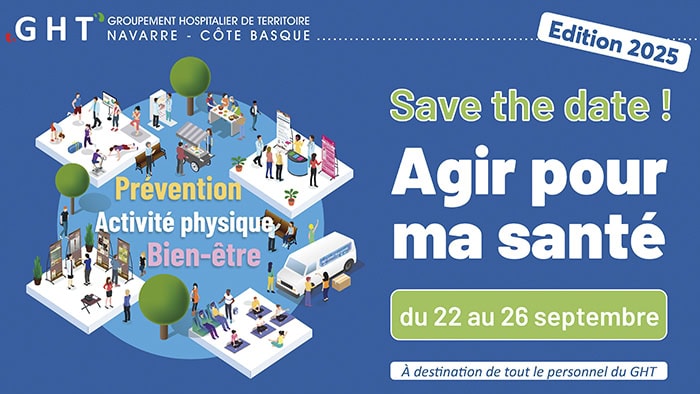 Semaine « Agir pour ma santé » pour le personnel du GHT du 22 au 26 septembre