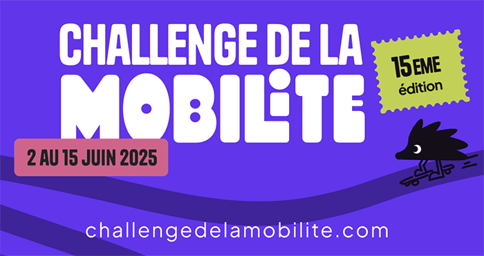 Déplacement trajet — travail et transformation écologique : participez au challenge de la mobilité 2025