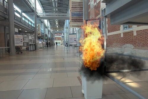 Formation incendie- innovation : apprenez à lutter désormais contre les départs de feu en réalité augmentée