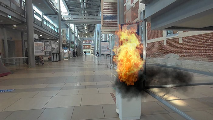 Formation incendie- innovation : apprenez à lutter désormais contre les départs de feu en réalité augmentée