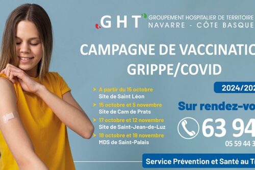 Vaccination grippe-Covid : ouverture de la campagne de vaccination pour le personnel