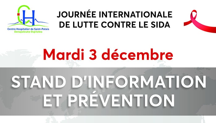 Journée internationale du SIDA : le CEGIDD Pays Basque mobilisé à Bayonne et Saint-Palais