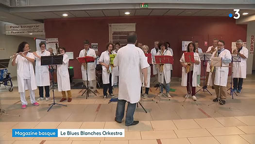 LE CHCB dans la presse : Le « Blues Blanches Orkestra » suivi par France 3 Nouvelle Aquitaine