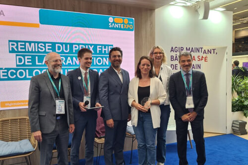 Les infos de DD : Le CHCB lauréat du prix transition écologique de la FHF à Santé Expo