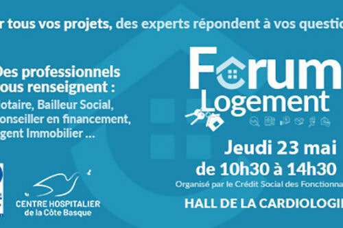 A vos agendas : 2ème Forum logement pour les agents du CHCB – jeudi 23 mai