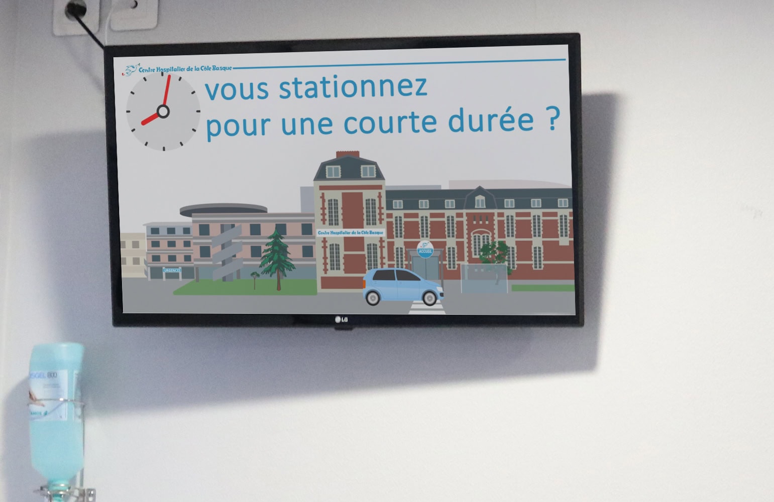Information du patient : déploiement d’un réseau de télévision dans les salles d’attentes de consultation de Saint Léon