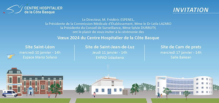 Cérémonies des vœux au CHCB : A vos agendas
