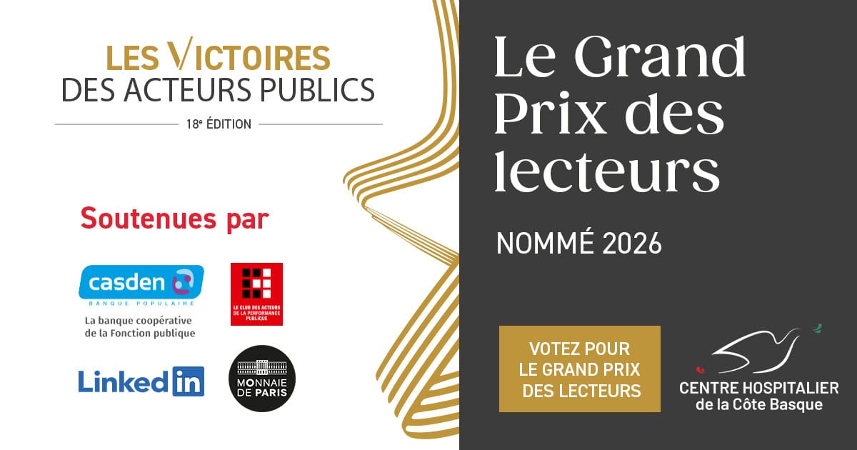 Santé publique et encadrement de nuit du GHT Navarre Côte Basque distingués aux Victoires des acteurs publics 2026