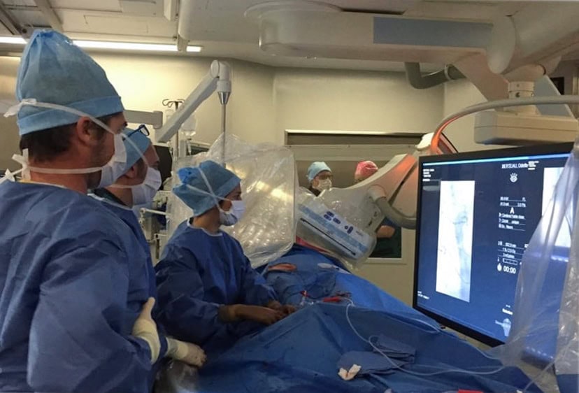 Première thrombectomie pulmonaire en radiologie interventionnelle au Centre Hospitalier de la Côte Basque