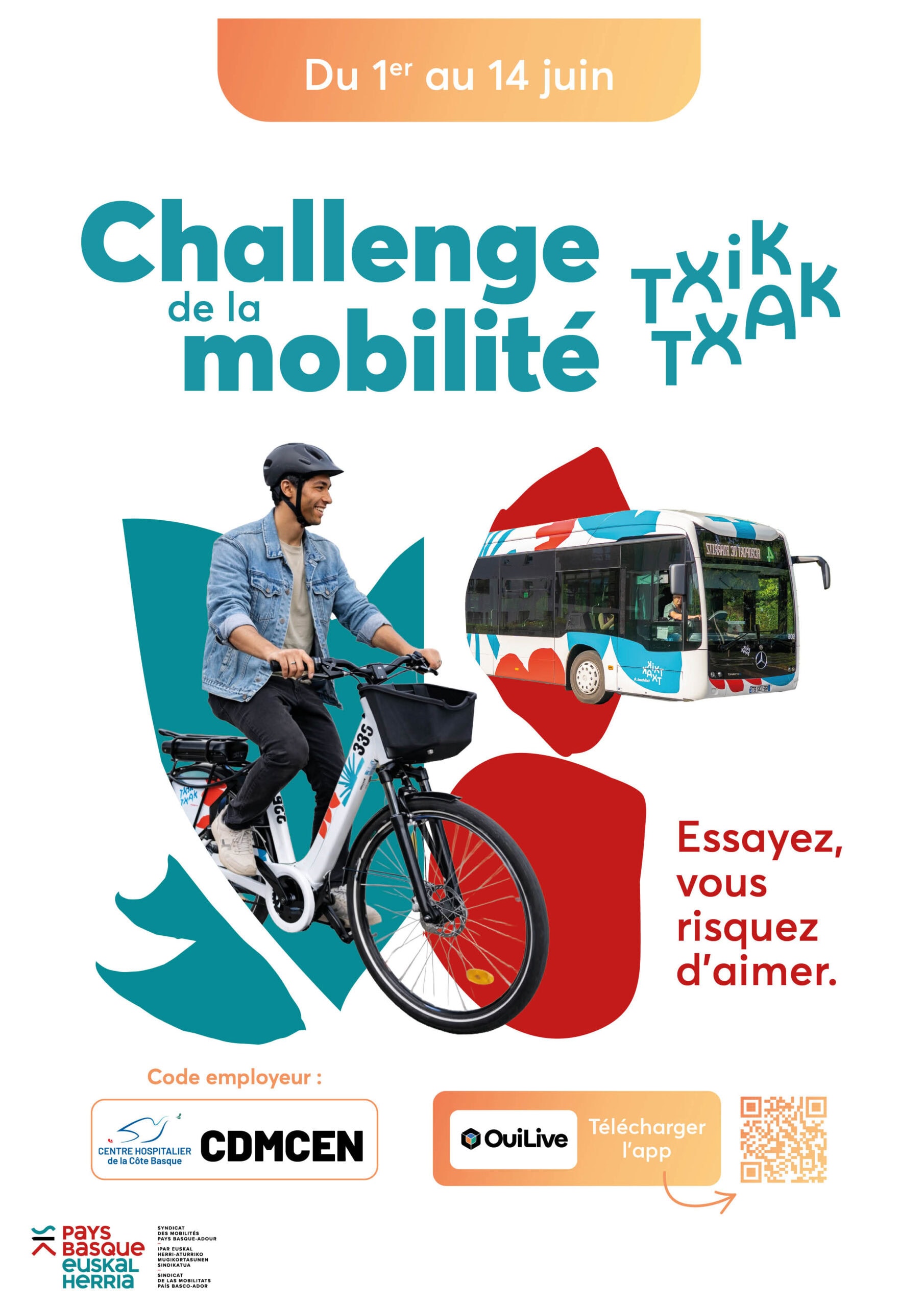 Déplacement trajet — travail et transformation écologique : participez au challenge de la mobilité 2026