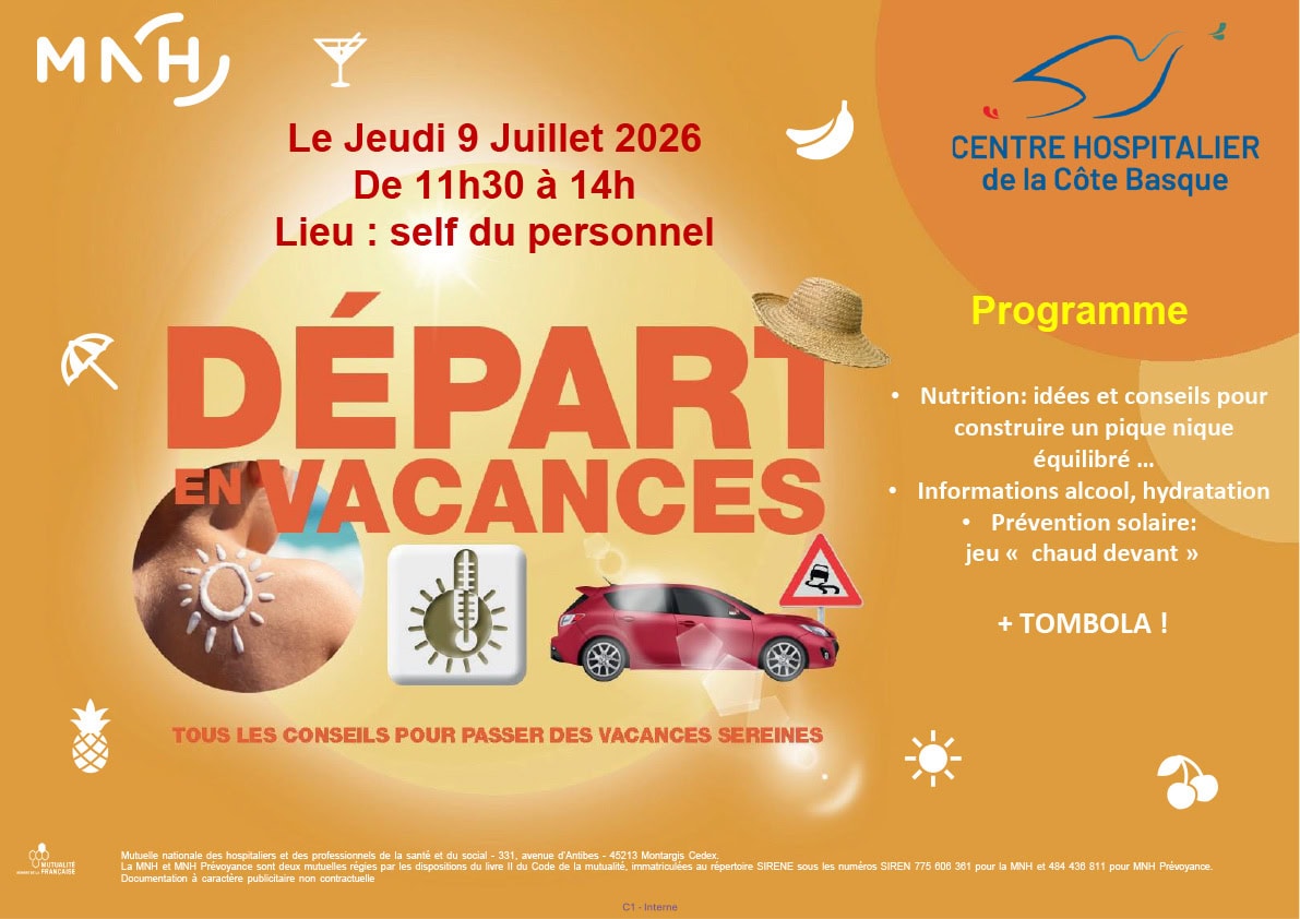 9 juillet – Animations « Départ en vacances » Tous les conseils pour passer des vacances sereines