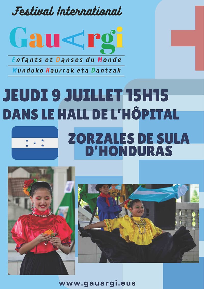 Gau Argi : Danses honduriennes à l’hôpital le 9 juillet