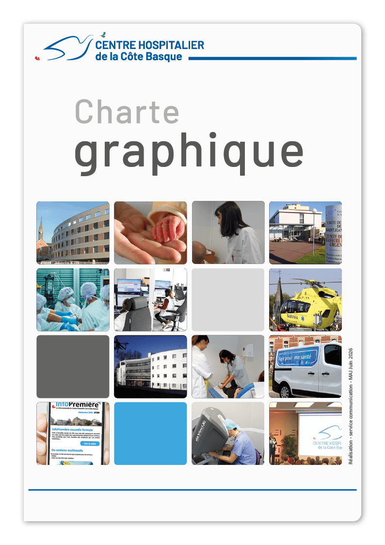 Nouvelle charte graphique pour le CH Côte Basque : un cadre institutionnel pour les identités visuelles des services